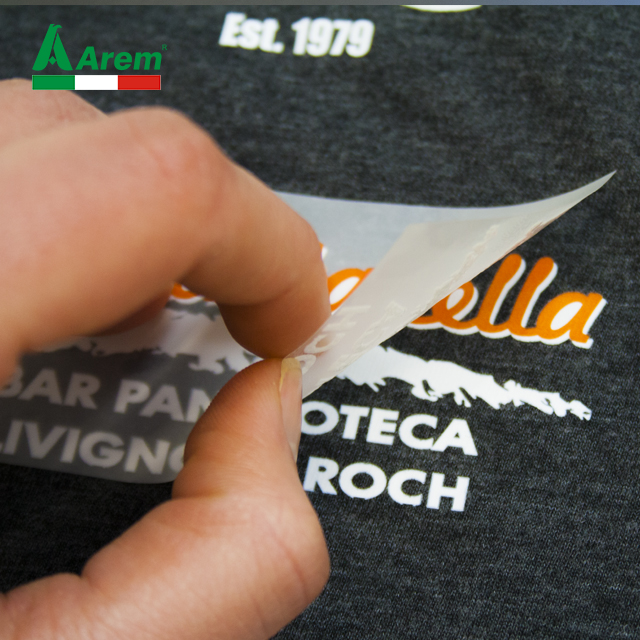 Stampa DTF su capi di abbigliamento servizio completo di pressatura.