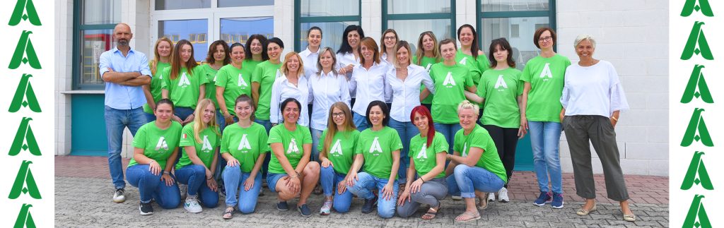 Arem Italia staff, the best european embroidery company.