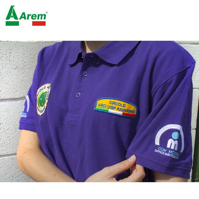 Istruzioni per personalizzare maglie polo piquet