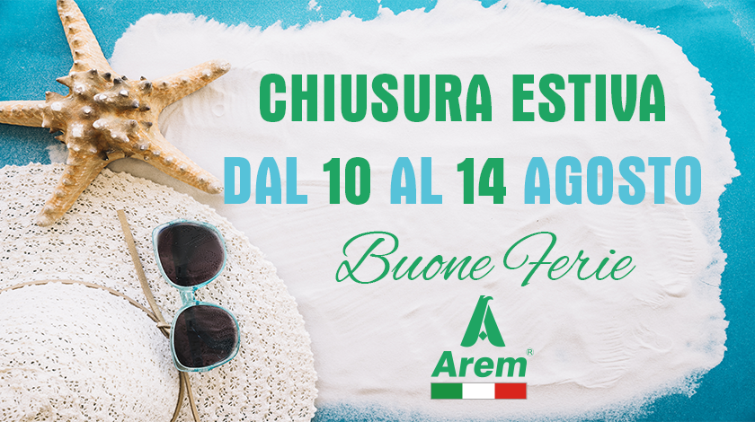 Arem chiusura estiva 2026
